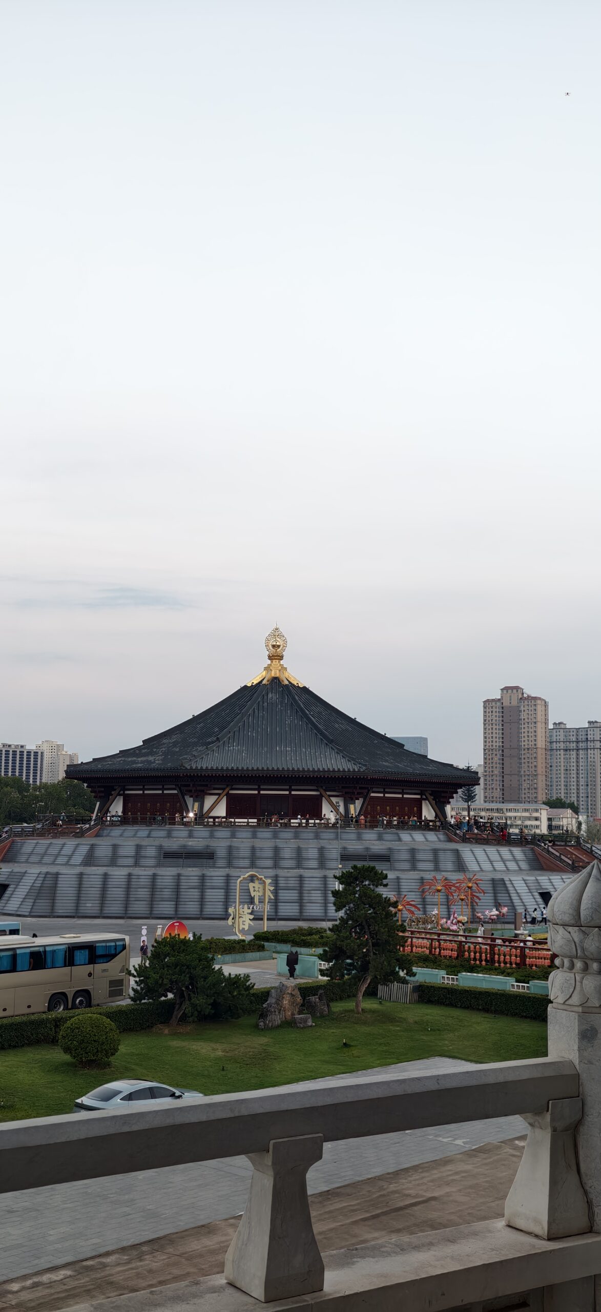 傍晚从明堂附近看隋唐洛阳城遗址区