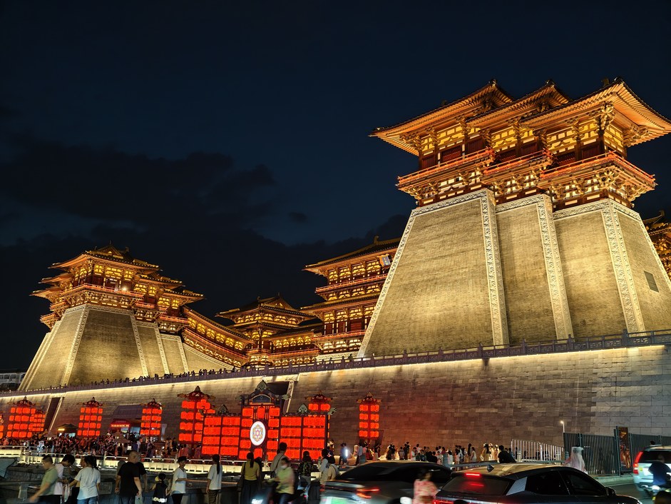 洛阳应天门夜景